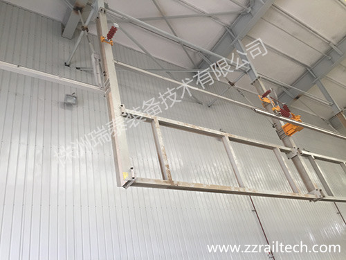 西安大功率基地調試接觸網(wǎng)